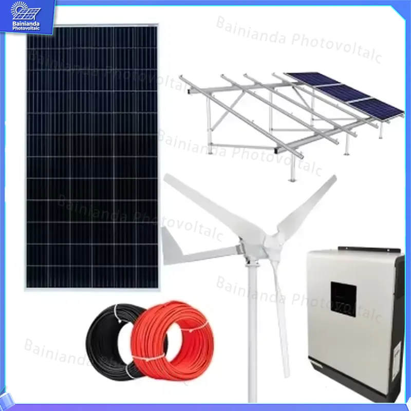 3KW 5KW 10KW Hybrid Wind-Solar – Renewable Energy Kit Bewertung und Preis