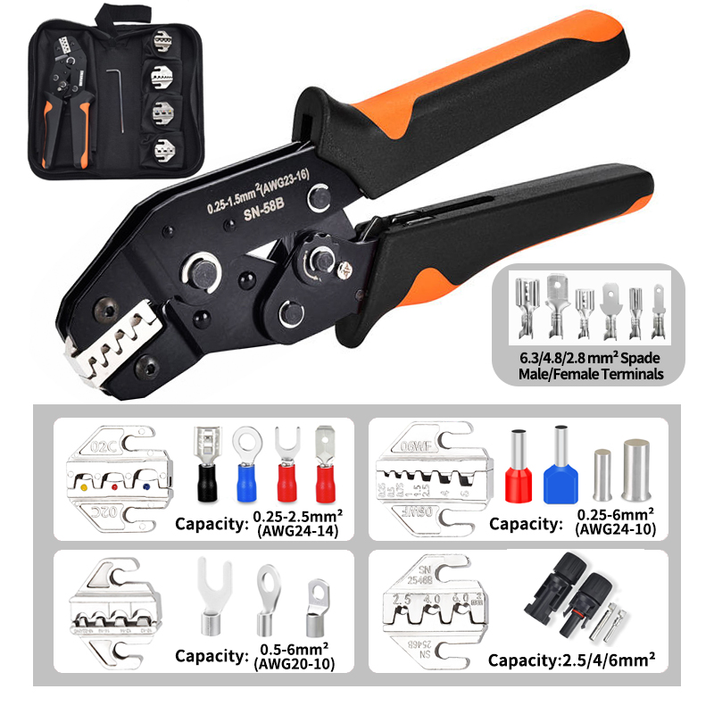 SN-58B Crimpzangen-Set, Schnel – Renewable Energy Kit Bewertung und Preis