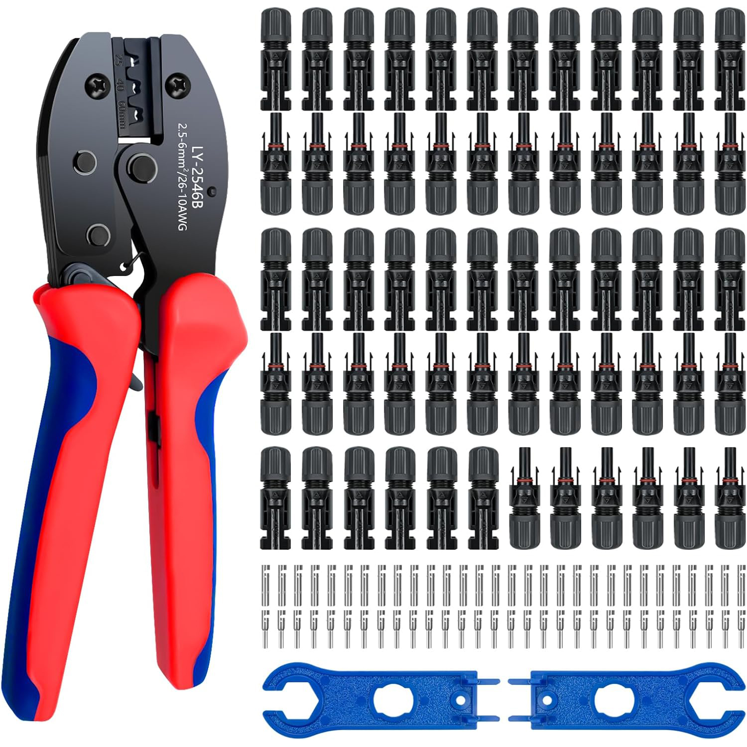 60-teiliges Solarpanel-Stecker – Renewable Energy Kit Bewertung und Preis